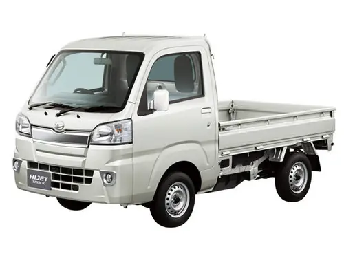 Daihatsu Hijet Truck: tipper configuration &mdash; frame of the model generation