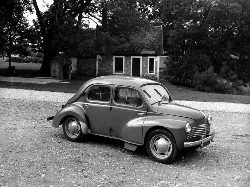 Renault 4CV, , Седан