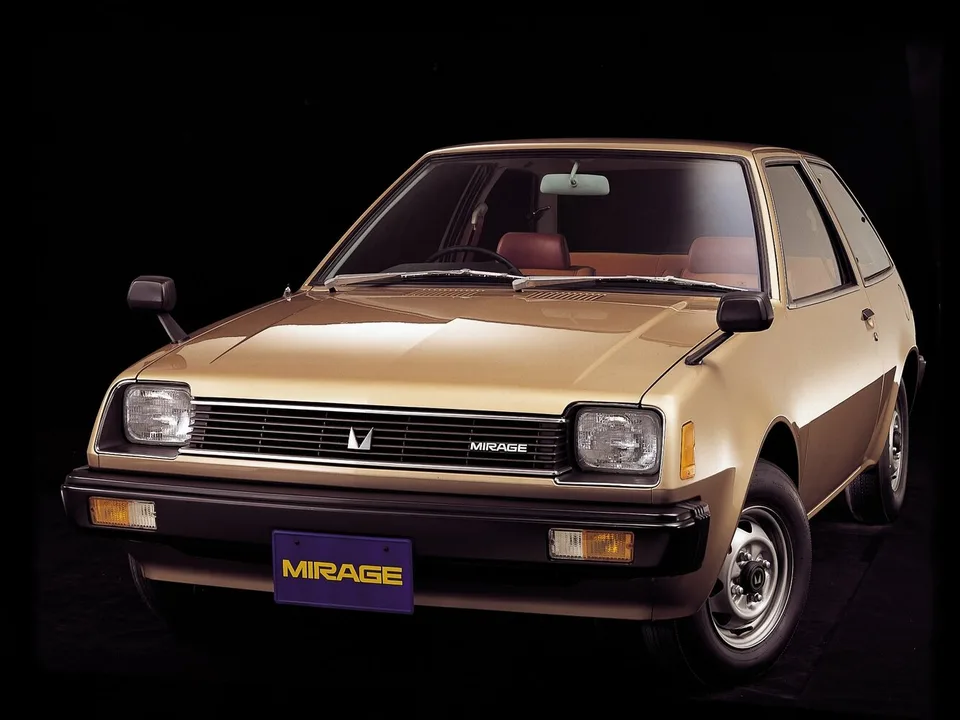 Mitsubishi Mirage, Generation 1, 3-door hatchback