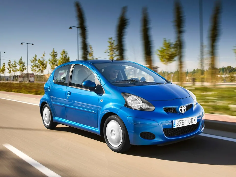 Toyota Aygo, 1 поколение, B10, рестайлинг, Хэтчбек, 5 дверей