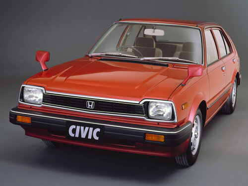Honda Civic, 2 поколение, рестайлинг, Хэтчбек, 5 дверей