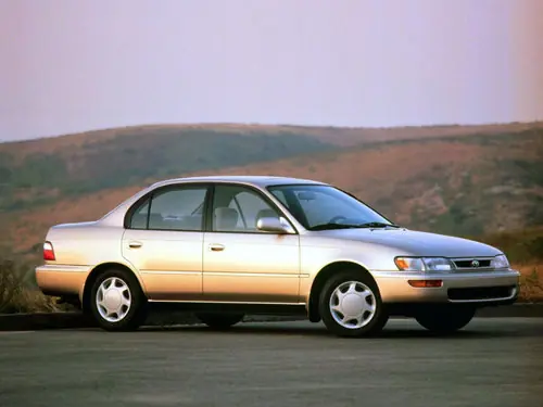 Toyota Corolla, 7 поколение, E100, рестайлинг, Седан
