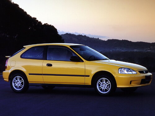 Honda Civic, 6 поколение, EJ, рестайлинг, Хэтчбек, 3 двери