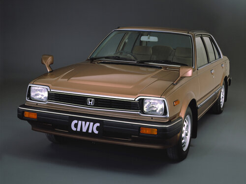Honda Civic, 2 поколение, рестайлинг, Седан