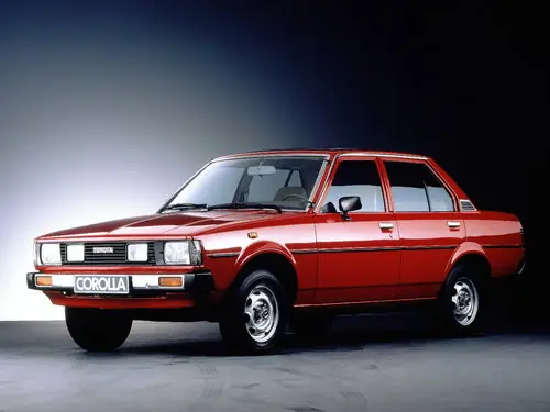 Toyota Corolla, 4 поколение, E70, рестайлинг, Седан