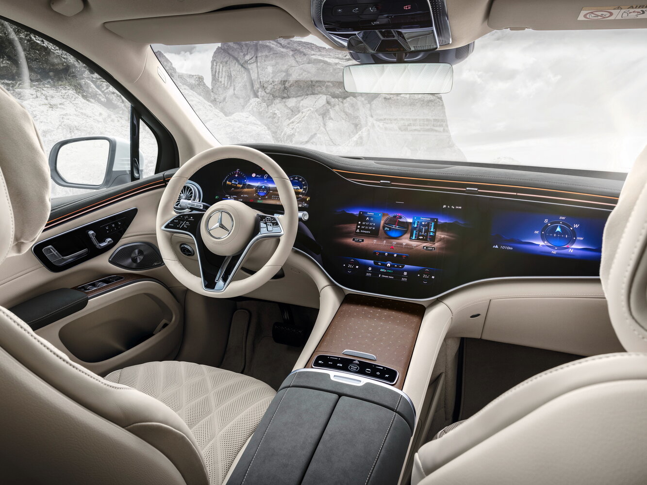 Mercedes-Benz EQS SUV, , 2022–2026, Внедорожник 5 дв.: Передняя часть салона