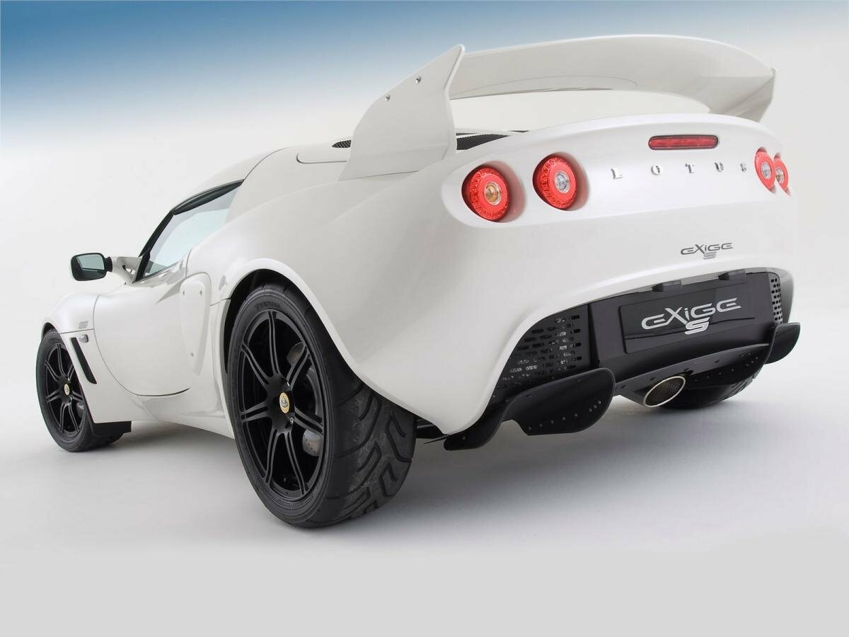 Lotus Exige, II, 2004–2011, Купе: Вид сзади в три четверти