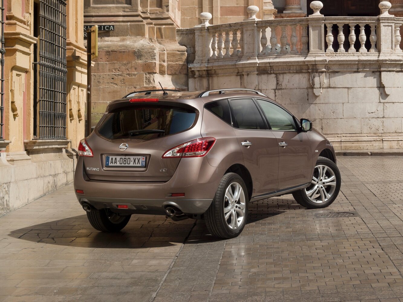 Nissan Murano, II (Z51) facelift 2, 2011–2015, SUV 5 door: Rear three-quarter view