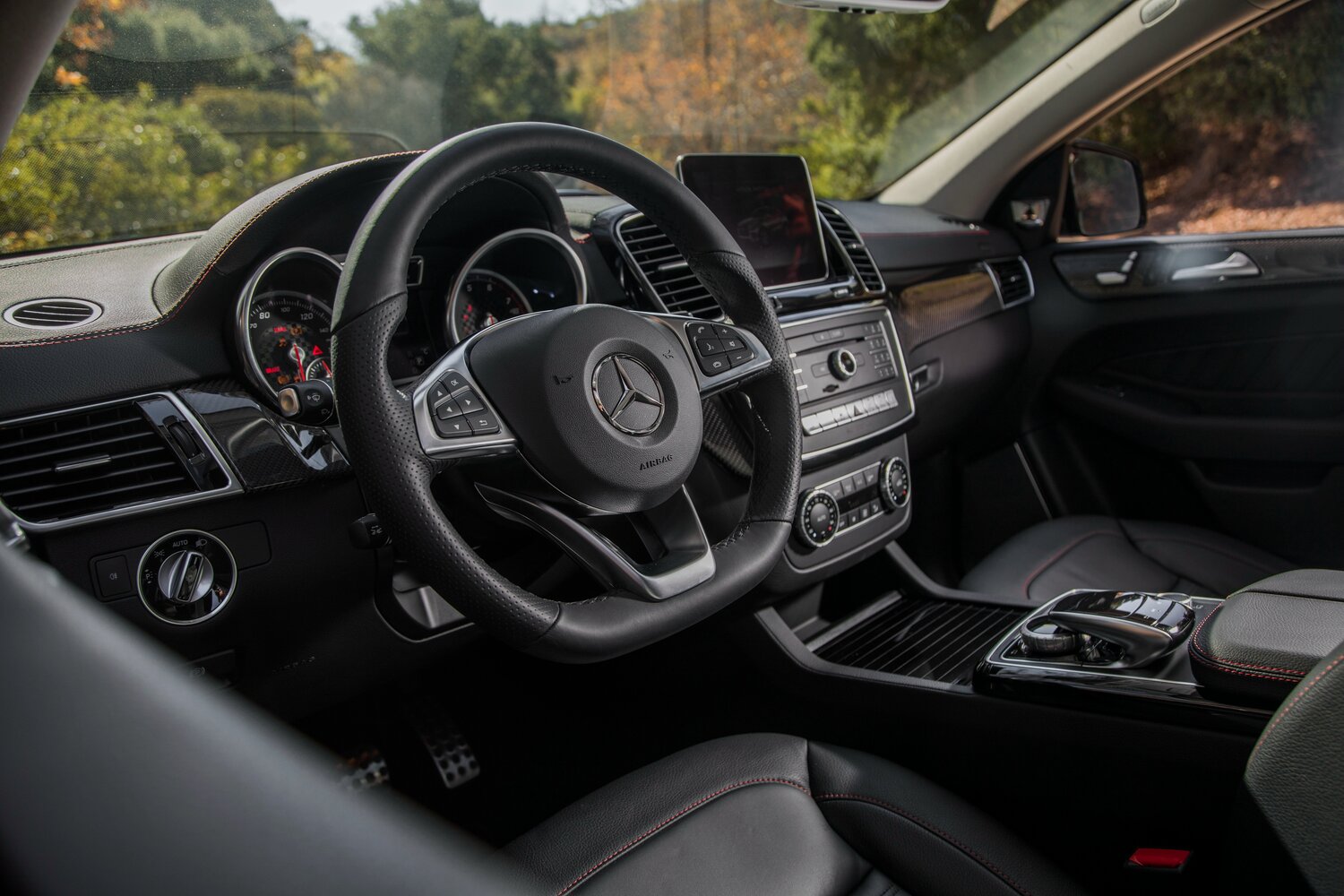 Mercedes-Benz GLE Coupe AMG, I (C292), 2015–2019, Внедорожник 5 дв.: Передняя часть салона