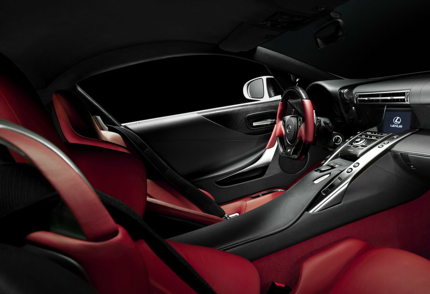 Lexus LFA, , 2010–2012, Купе: Передняя часть салона