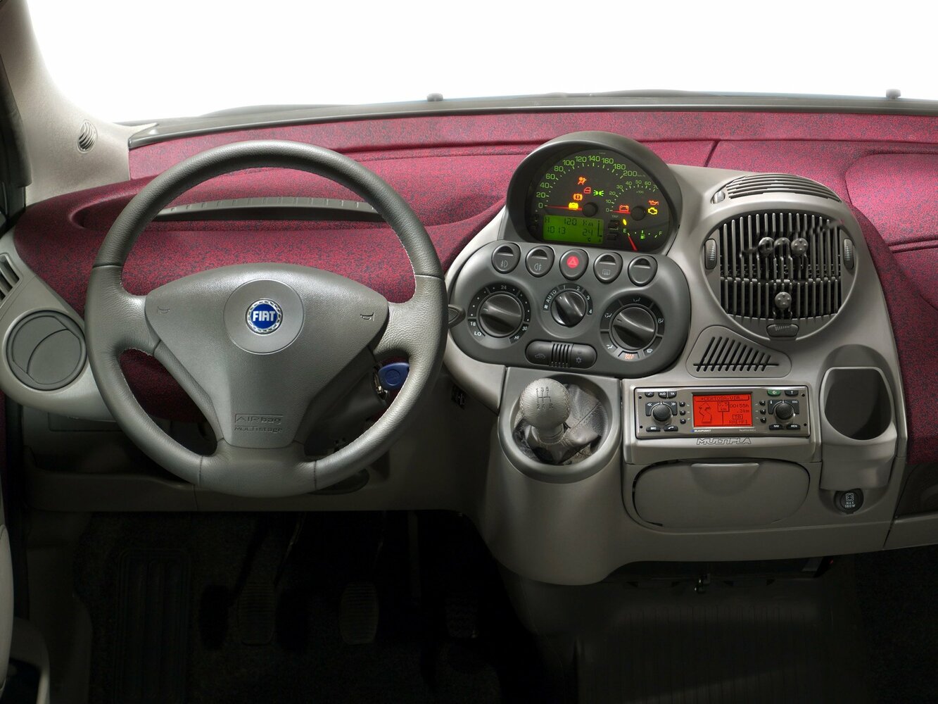 Fiat Multipla, I Рестайлинг, 2004–2010, Компактвэн: Передняя панель