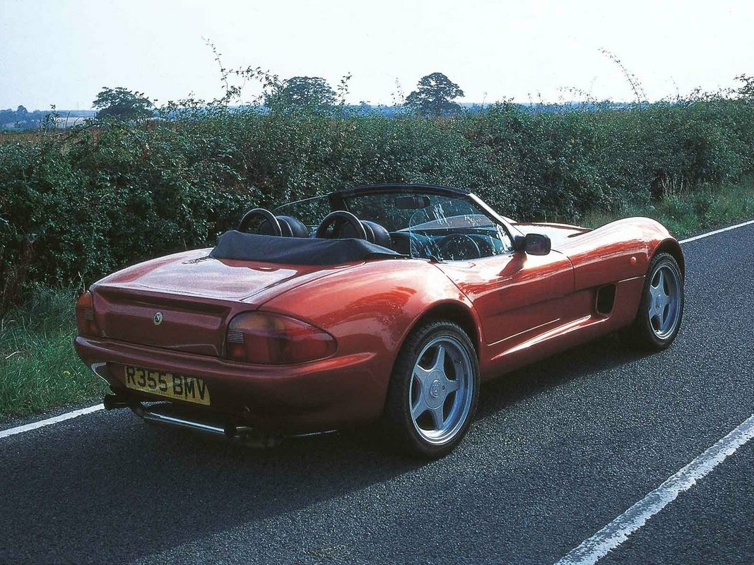 Caterham 21, , 1994–2000, Родстер: Вид сзади в три четверти