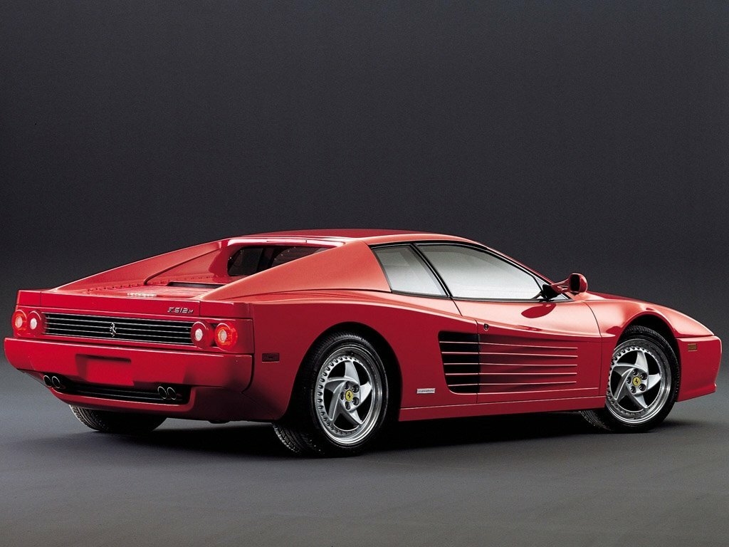 Ferrari 512 M, , 1994–1996, Купе: Вид сзади в три четверти