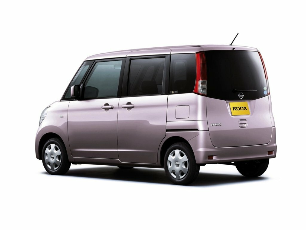 Nissan Roox, I, 2009–2013, Микровэн: Rear three-quarter view