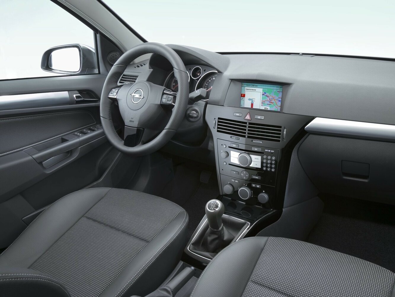 Opel Astra, H Рестайлинг, 2006–2014, Хэтчбек 5 дв.: Передняя часть салона