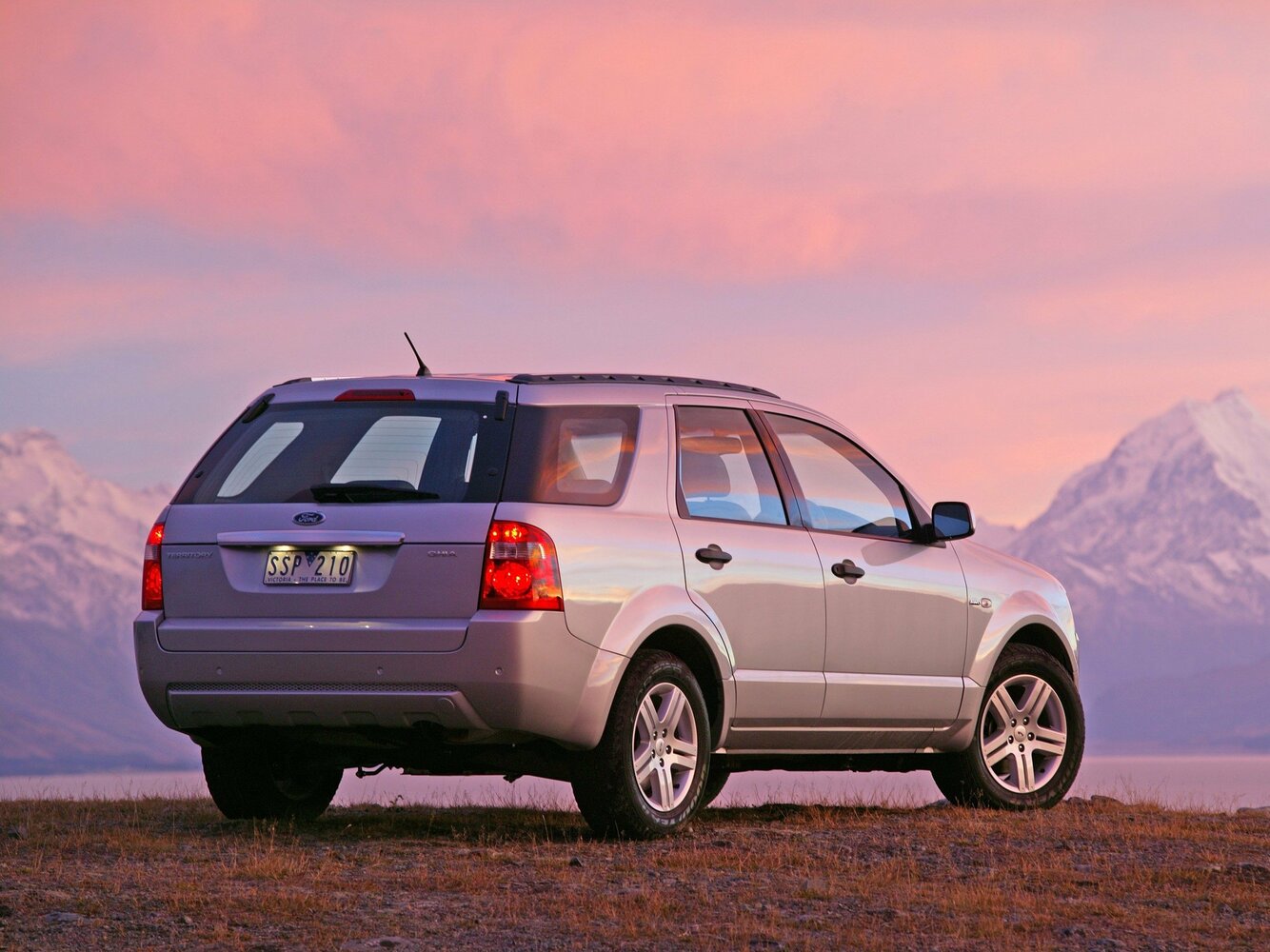 Ford Territory, SX, 2004–2005, SUV 5 door: Rear three-quarter view
