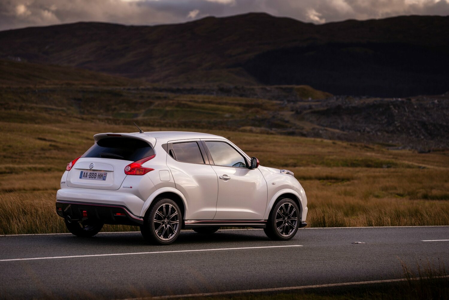 Nissan Juke Nismo, I, 2013–2014, SUV 5 door: Rear three-quarter view