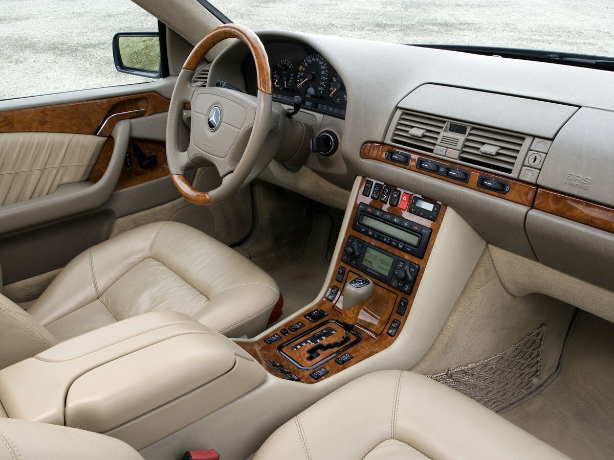 Mercedes-Benz CL-Класс, I (C140), 1992–2000, Купе: Передняя часть салона