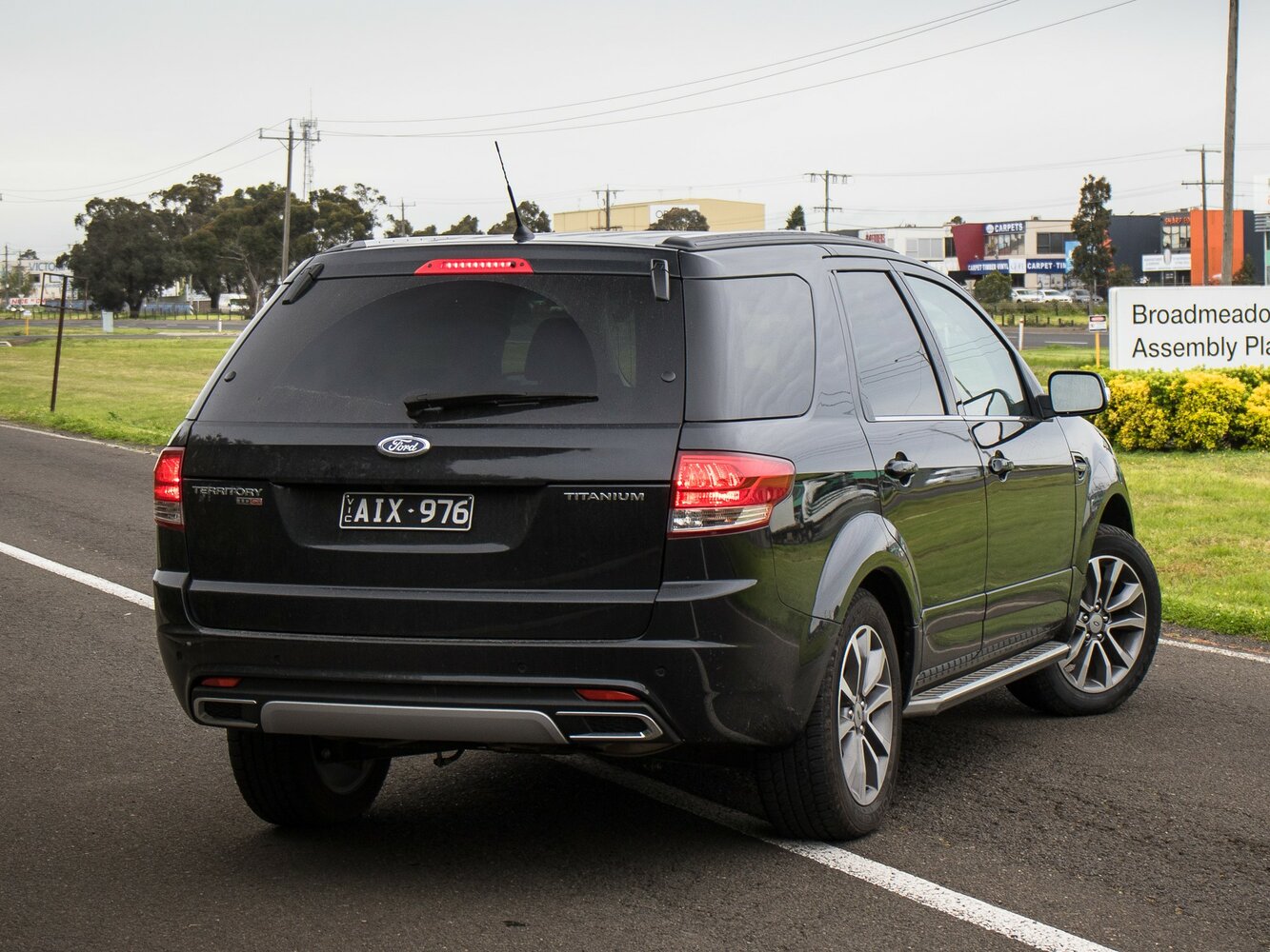 Ford Territory, SZ Рестайлинг, 2014–2016, Внедорожник 5 дв.: Вид сзади в три четверти