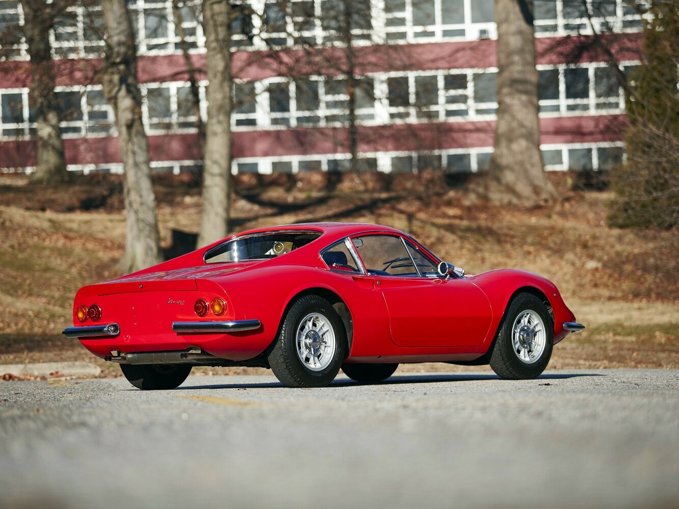 Ferrari Dino 206 GT, I, 1967–1969, Купе: Вид сзади в три четверти