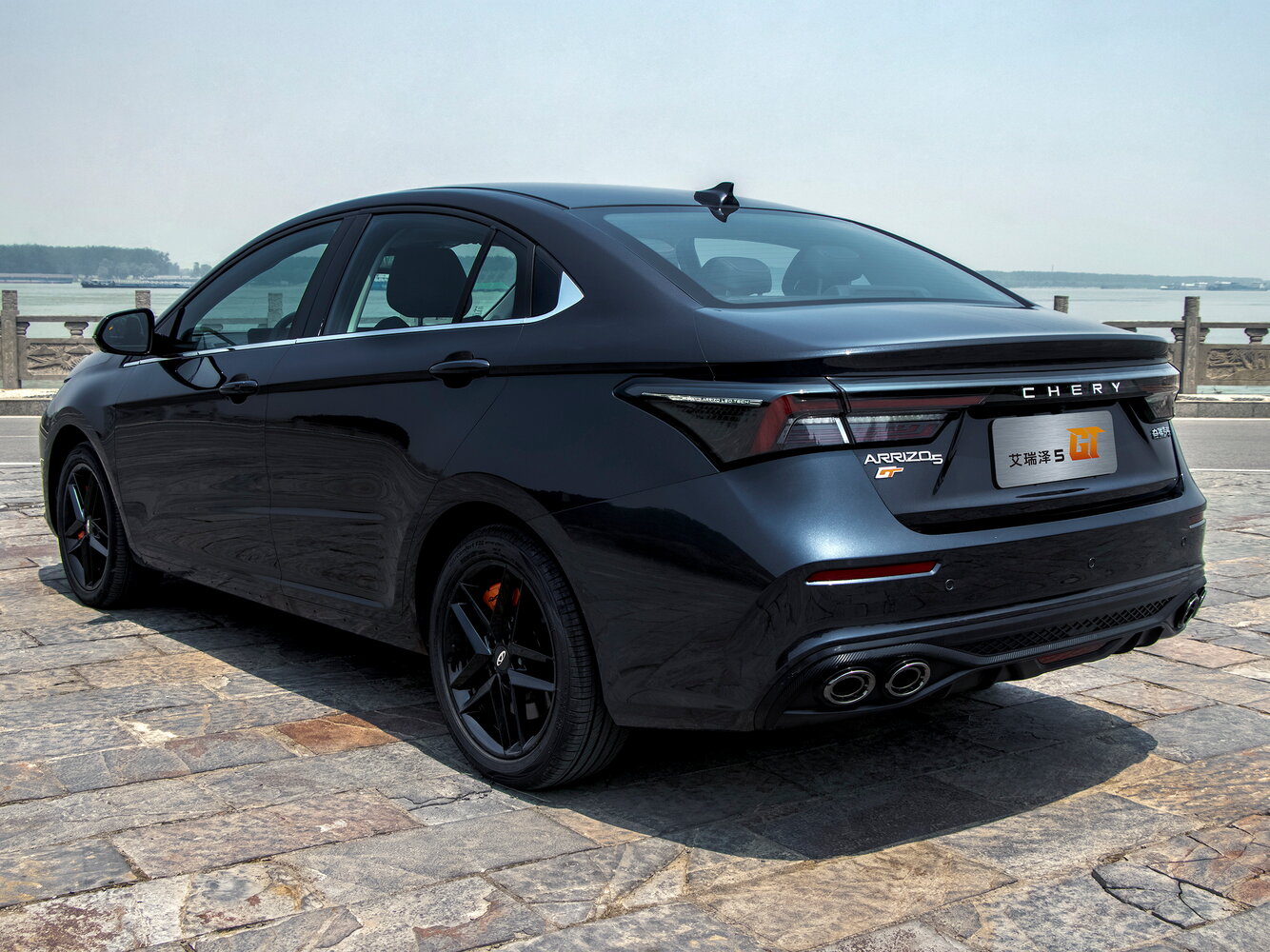 Chery Arrizo 5 GT, , 2022–2023, Седан: Вид сзади в три четверти