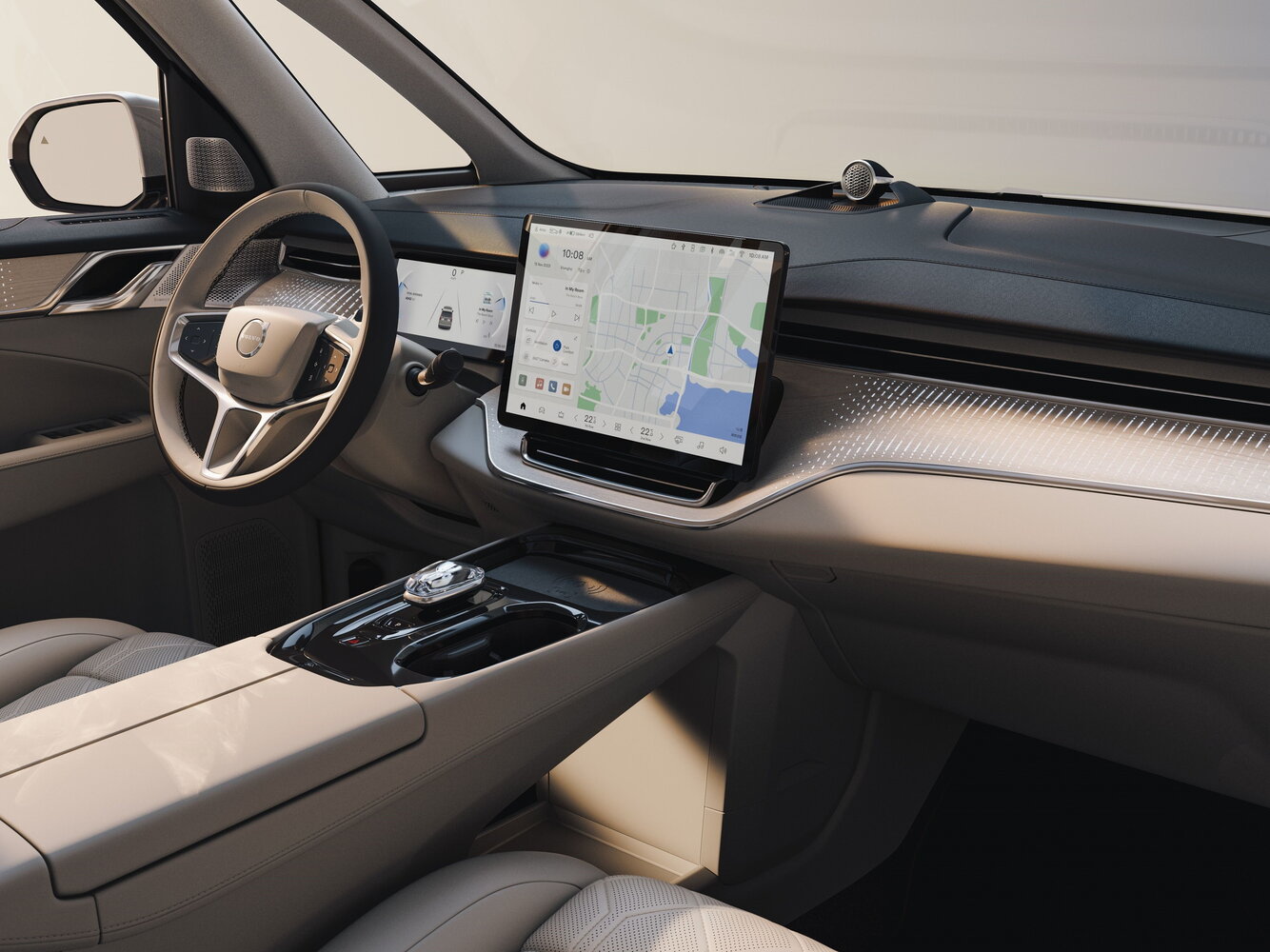 Volvo EM90, , 2023–2026, Minivan: Front cabin