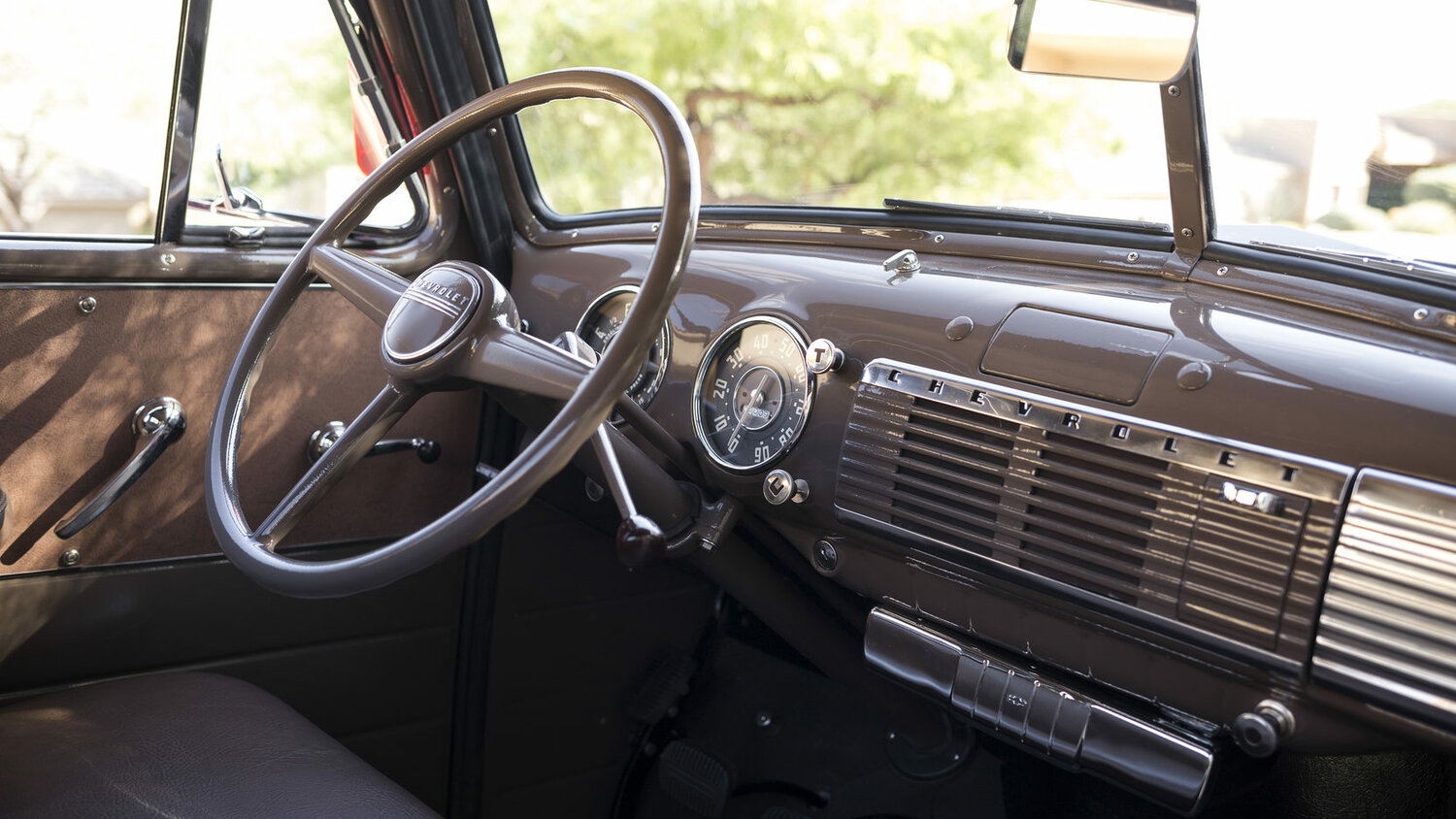 Chevrolet 3000-Series, , 1947–1955, Пикап Одинарная кабина: Передняя часть салона