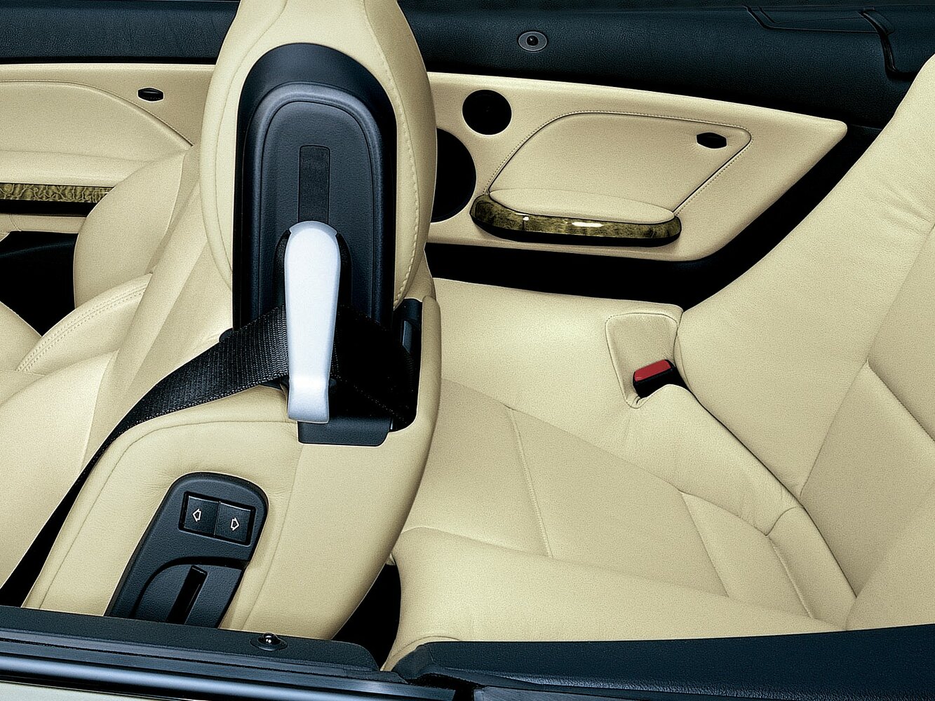 BMW 3 серии, IV (E46) Рестайлинг, 2001–2007, Кабриолет: Задняя часть салона