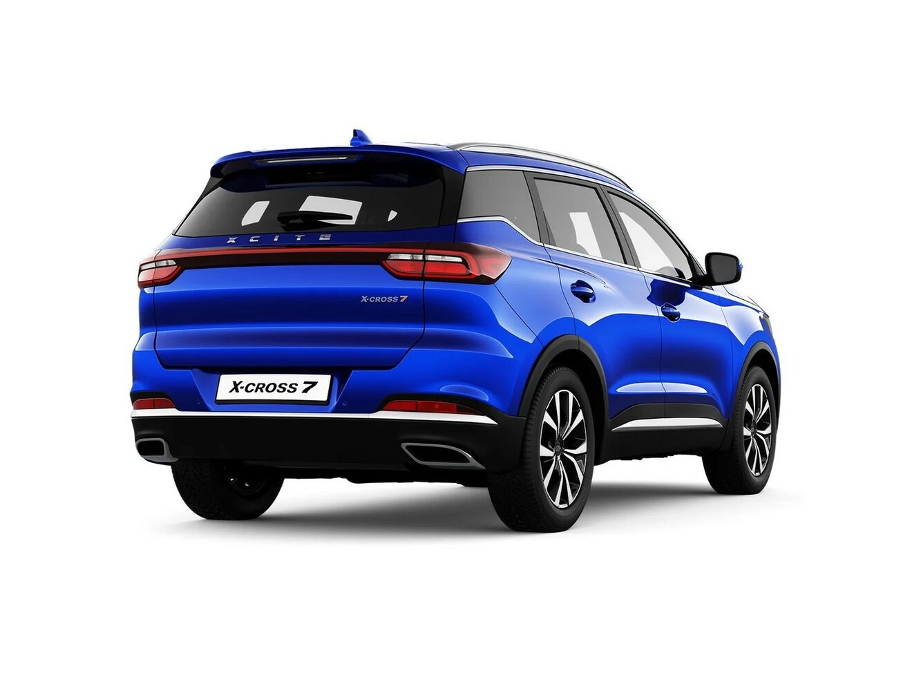 Xcite X-Cross 7, , 2024–2026, SUV 5 door: Rear three-quarter view