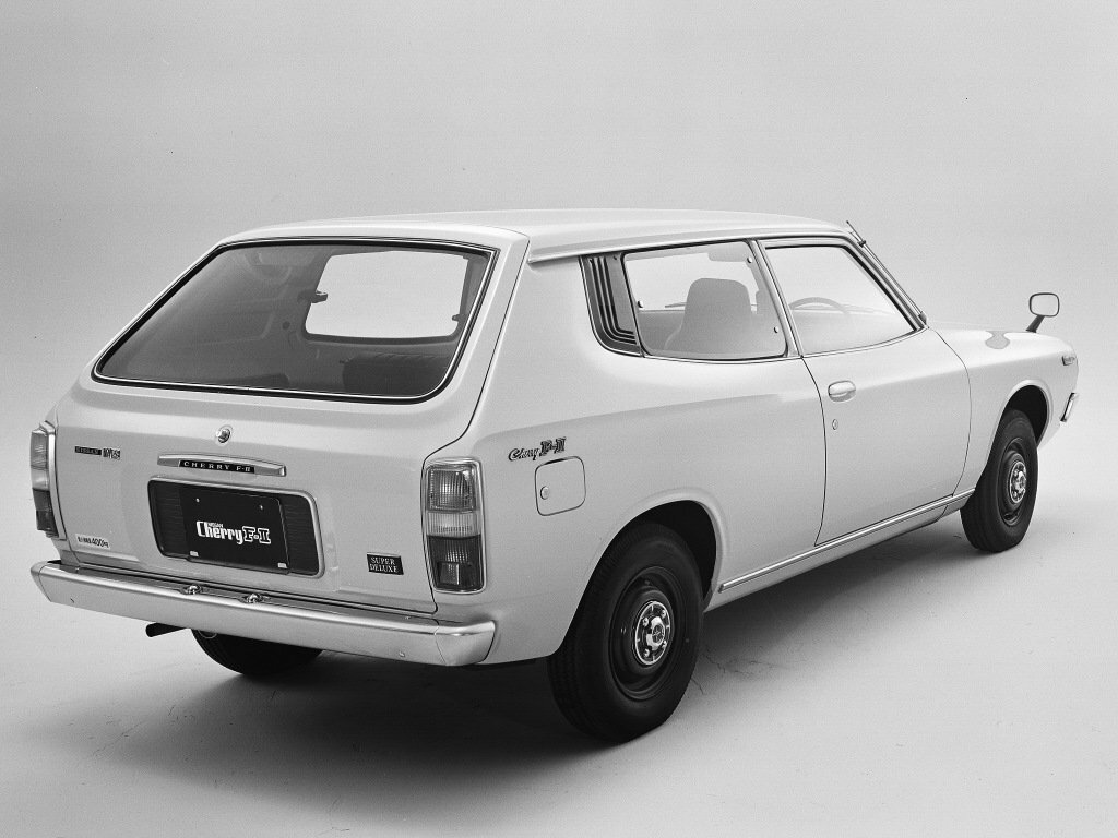 Nissan Cherry, II (F10), 1974–1978, Estate 3 door: Rear three-quarter view