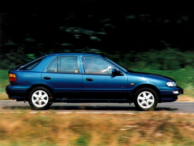 Kia Sephia, I facelift, 1994–1998, Hatchback 5 door: Side view