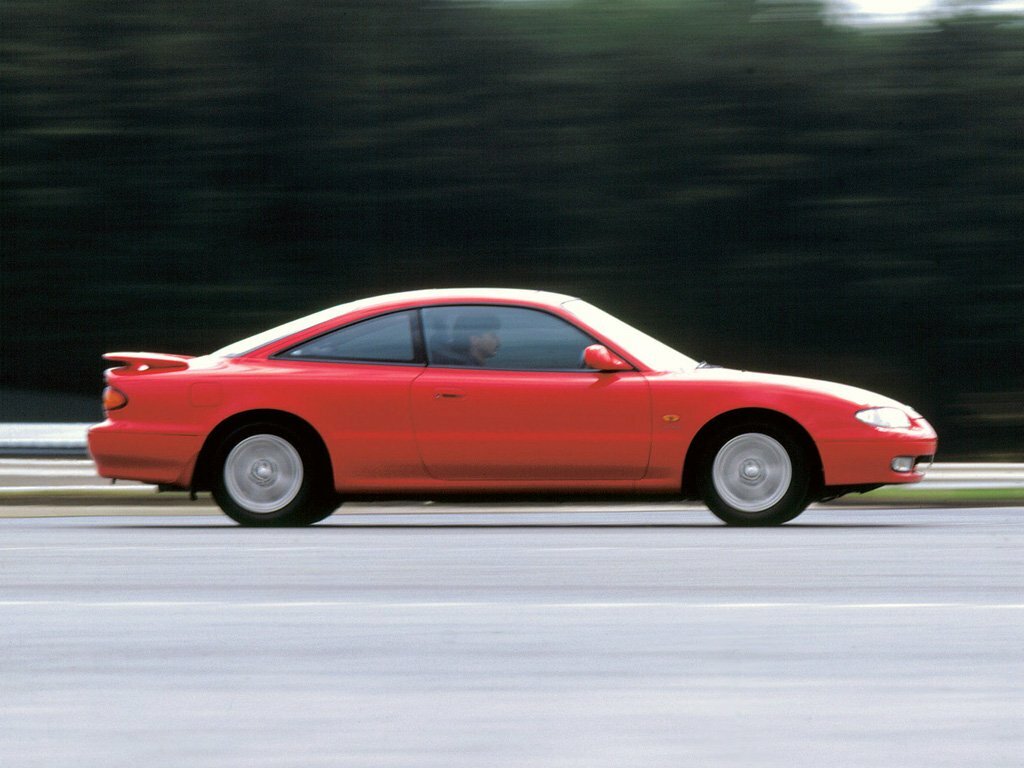 Mazda MX-6, , 1991–1997, Coupe: Side view