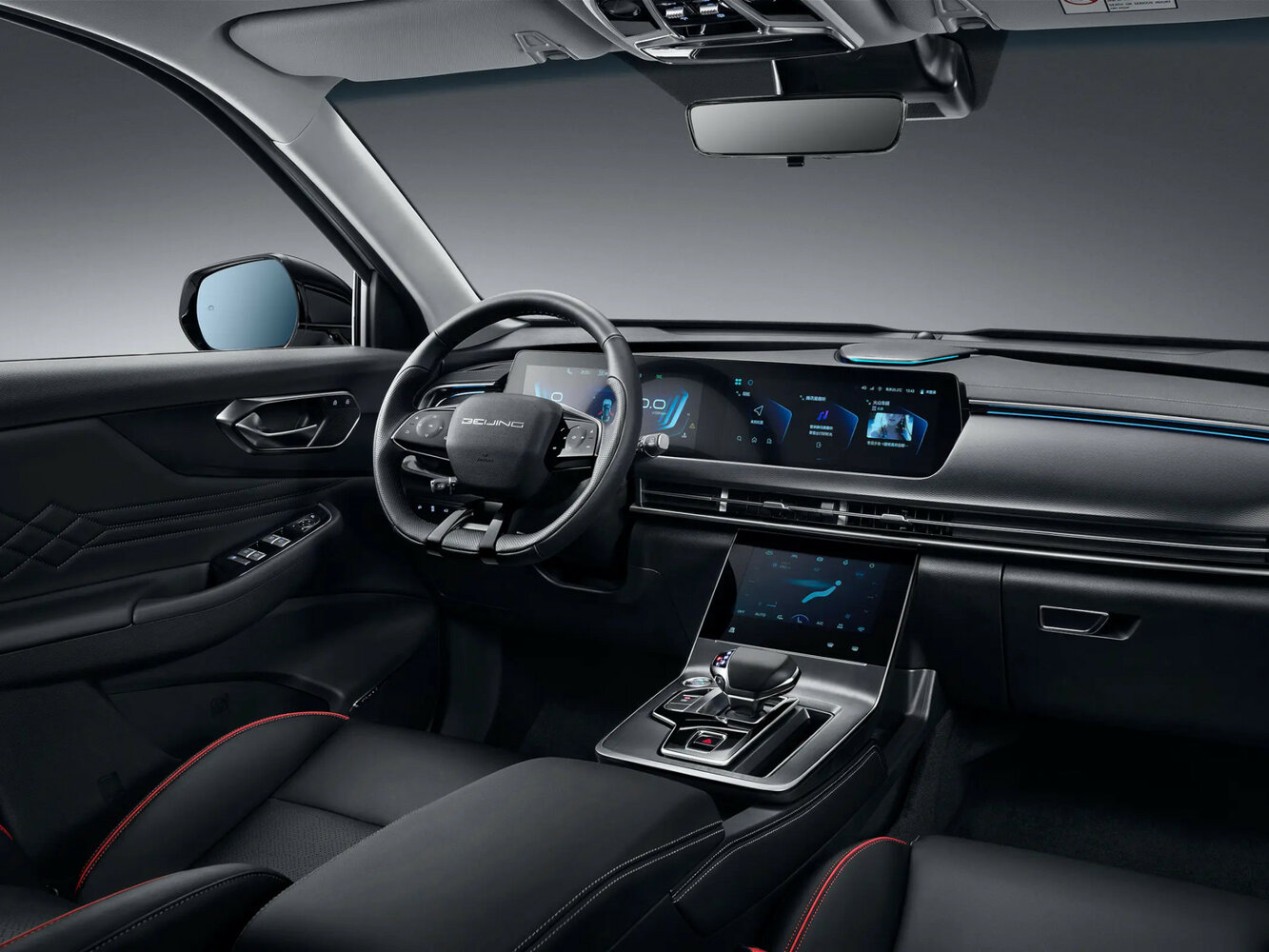 BAIC X7, I Рестайлинг, 2023–2026, Внедорожник 5 дв.: Передняя часть салона