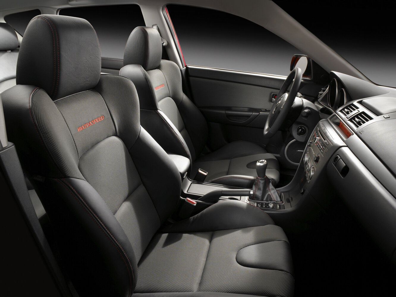 Mazda 3 MPS, I, 2006–2009, Hatchback 5 door: Front cabin