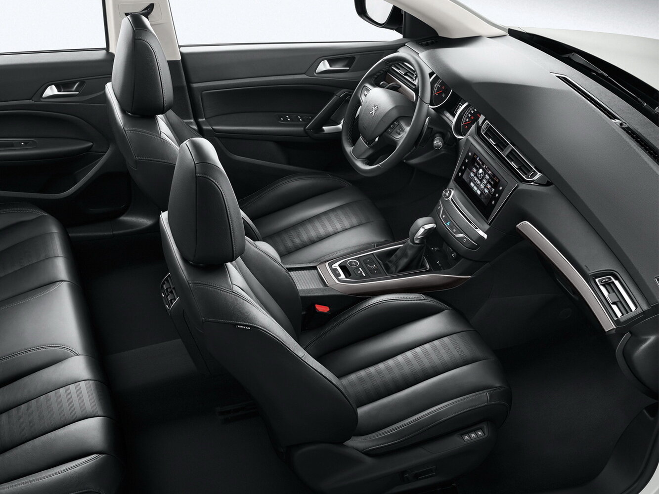 Peugeot 408, II, 2014–2018, Седан: Передняя часть салона