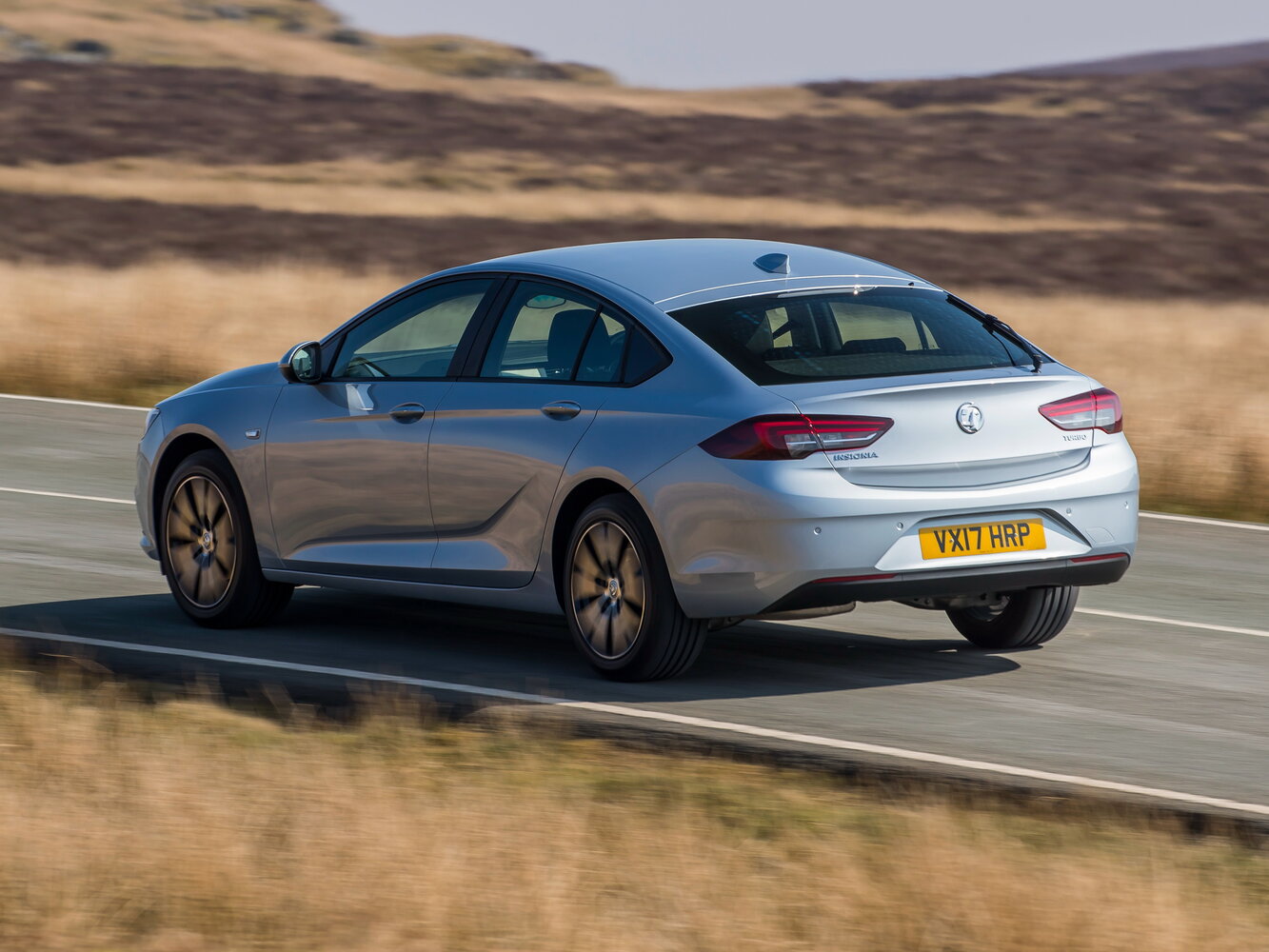 Vauxhall Insignia, II, 2017–2022, Liftback: Rear three-quarter view