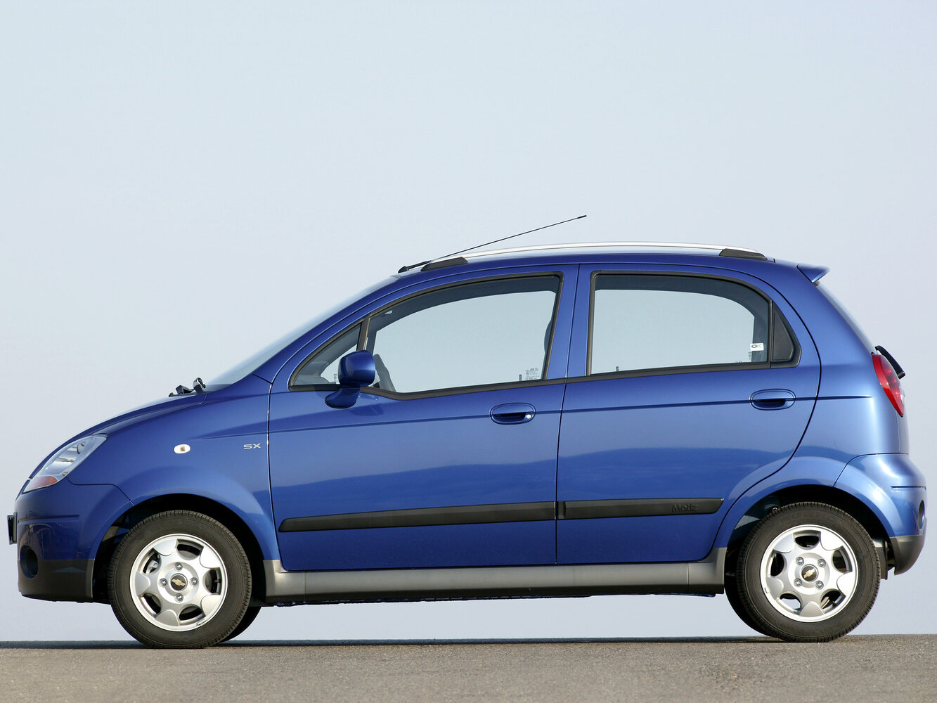 Chevrolet Matiz, II, 2005–2010, Хэтчбек 5 дв.: Вид сбоку