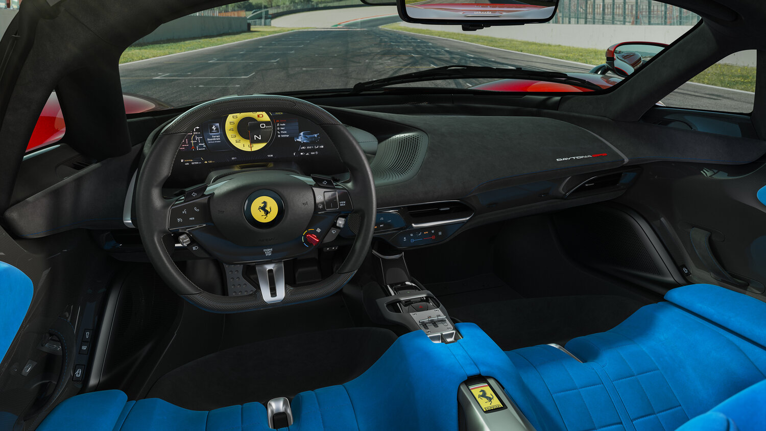Ferrari Daytona SP3, , 2022–2026, Тарга: Передняя часть салона