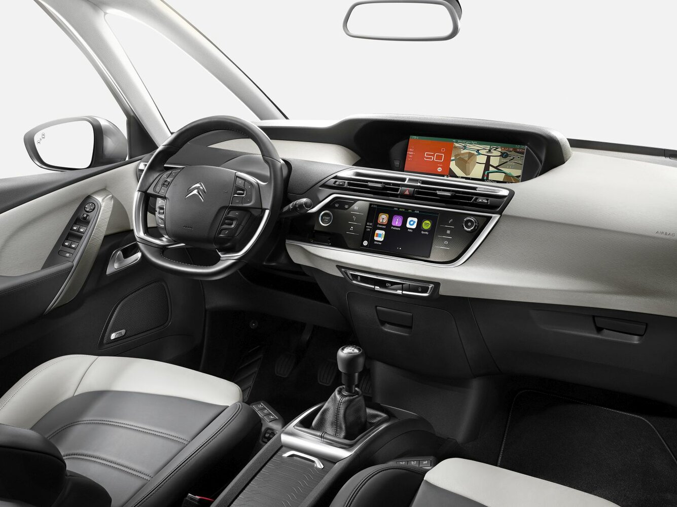 Citroen C4 SpaceTourer, I, 2018–2022, Компактвэн Grand: Передняя панель