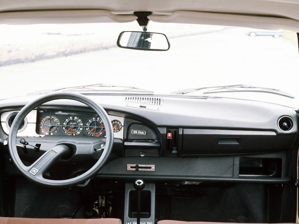 Citroen GS, , 1971–1986, Универсал 5 дв.: Передняя панель