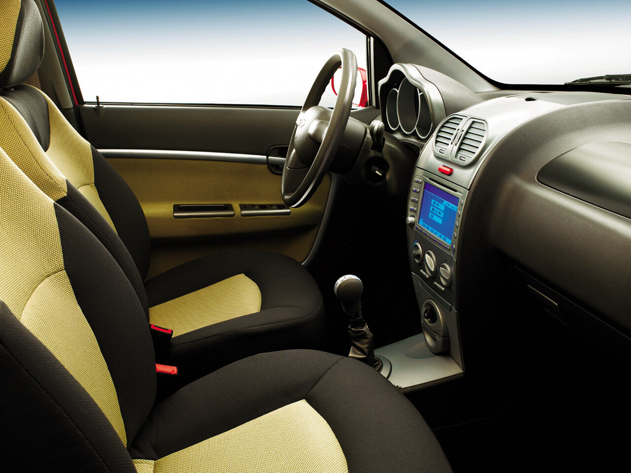 Chery Face, , 2007–2015, Hatchback 5 door: Front cabin