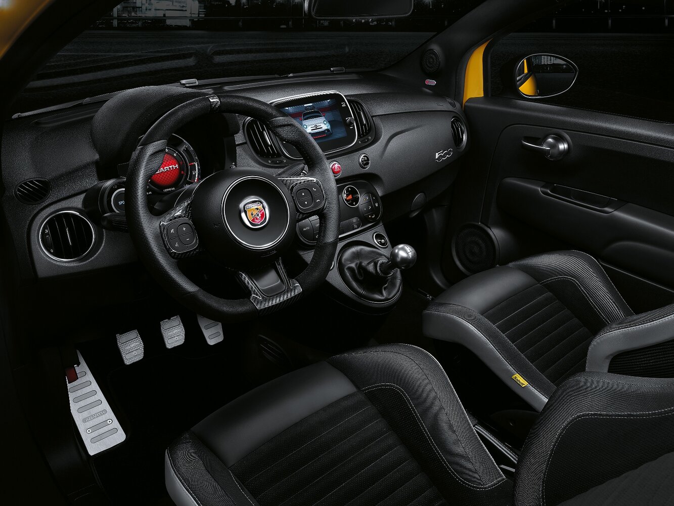 Abarth 595, I facelift, 2016–2024, Hatchback 3 door: Dashboard