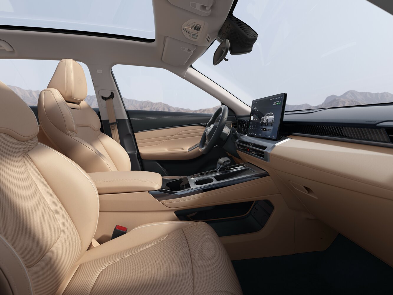GAC Trumpchi GS4 Max, , 2024–2026, Внедорожник 5 дв.: Передняя часть салона