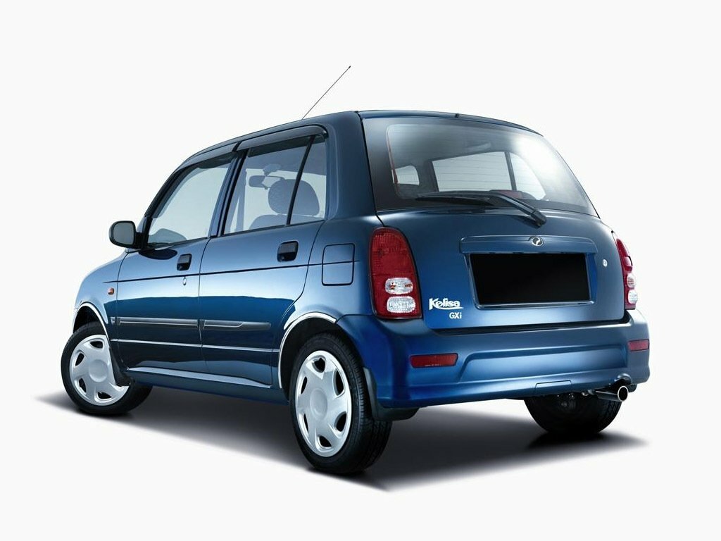 Perodua Kelisa, , 2001–2007, Хэтчбек 5 дв.: Вид сзади в три четверти