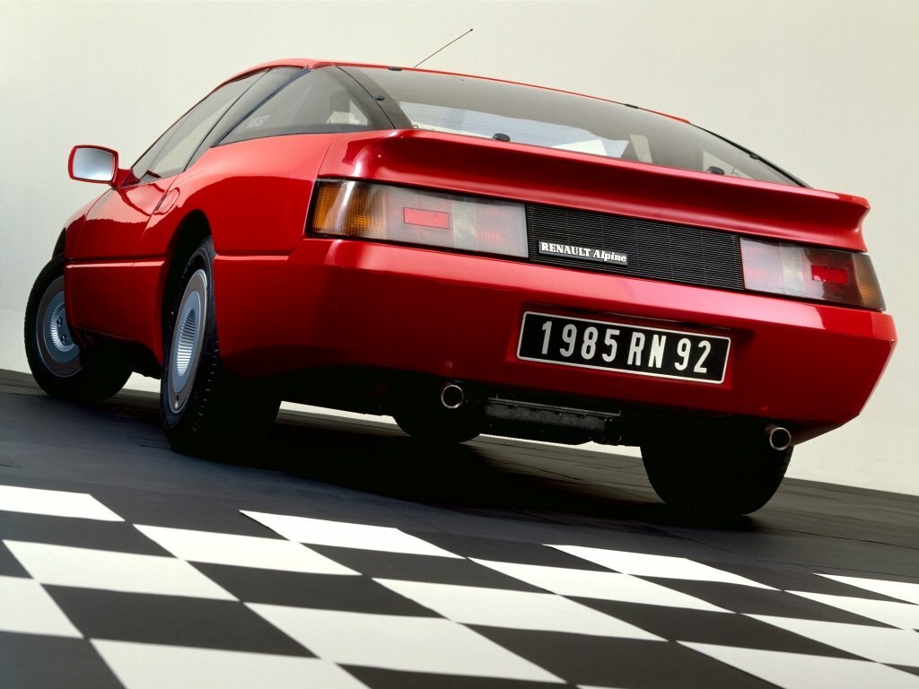 Alpine GTA, , 1985–1990, Купе: Вид сзади в три четверти
