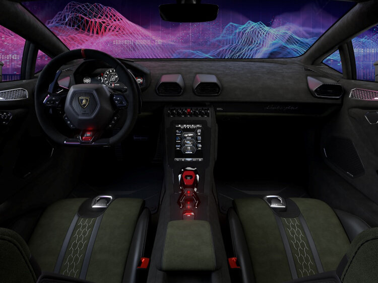 Lamborghini Huracán, I Рестайлинг, 2019–2024, Купе Sterrato: Передняя панель