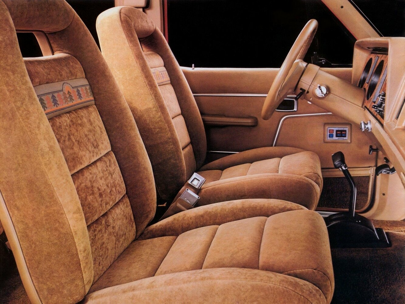 Ford Bronco-II, , 1984–1990, SUV 3 door: Front cabin