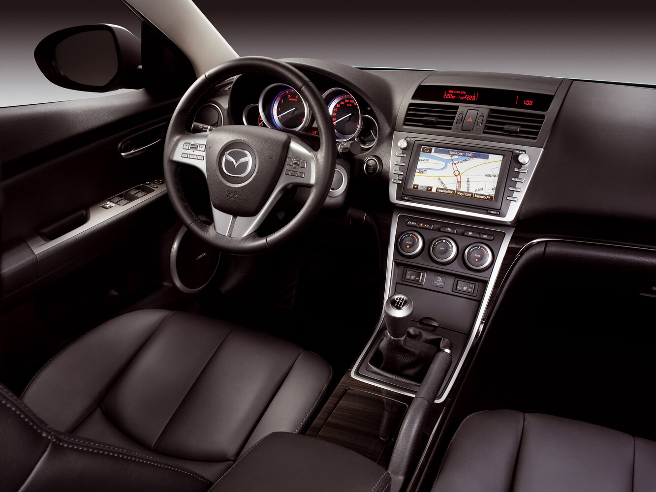 Mazda 6, II (GH), 2007–2009, Sedan: Front cabin