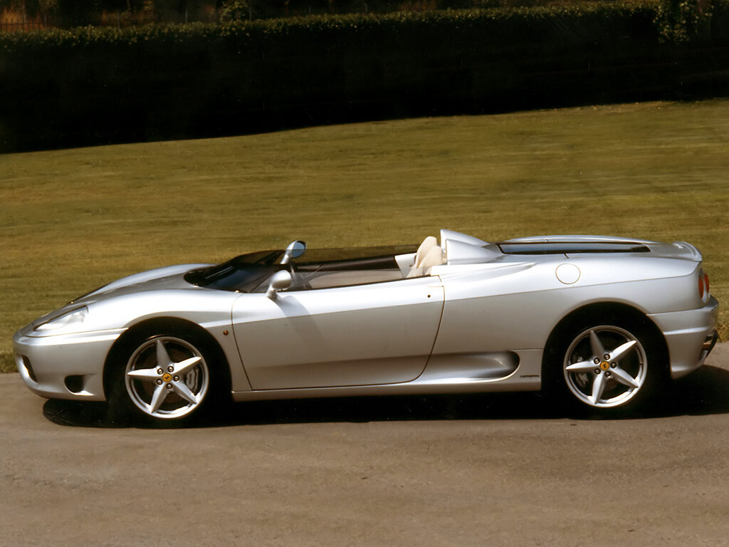 Ferrari 360, , 1999–2005, Спидстер Barchetta: Вид сбоку