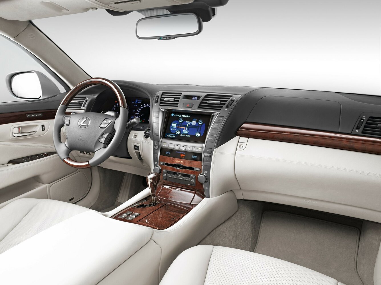Lexus LS, IV Рестайлинг, 2009–2012, Седан Long: Передняя часть салона